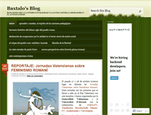 Tablet Screenshot of baxtalo.wordpress.com