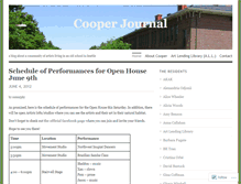 Tablet Screenshot of cooperjournal.wordpress.com