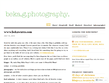 Tablet Screenshot of bekagphotography.wordpress.com