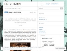 Tablet Screenshot of drvitamin.wordpress.com