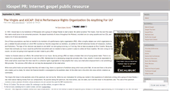 Desktop Screenshot of igospelpr.wordpress.com