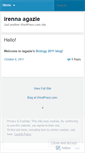 Mobile Screenshot of irennaagazie.wordpress.com