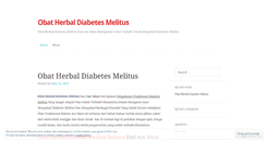 Desktop Screenshot of obatherbaldiabetesmelitusx.wordpress.com