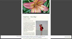 Desktop Screenshot of lauraknowles.wordpress.com