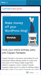 Mobile Screenshot of captainfantasticblog.wordpress.com