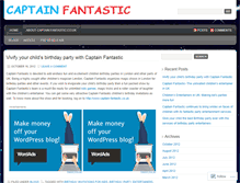 Tablet Screenshot of captainfantasticblog.wordpress.com