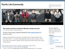 Tablet Screenshot of pacificlifecommunity.wordpress.com