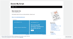 Desktop Screenshot of doctormyscript.wordpress.com