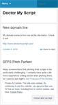 Mobile Screenshot of doctormyscript.wordpress.com