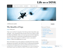 Tablet Screenshot of lifeasadink.wordpress.com