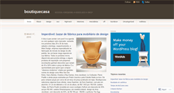 Desktop Screenshot of boutiquecasa.wordpress.com