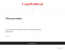 Tablet Screenshot of crejawiebri.wordpress.com