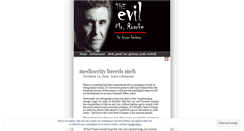 Desktop Screenshot of evilroarke.wordpress.com