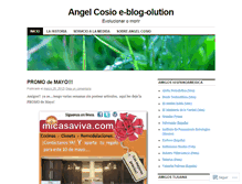 Tablet Screenshot of angelcosio.wordpress.com