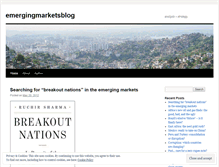 Tablet Screenshot of emergingmarketsblog.wordpress.com