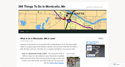 Desktop Screenshot of 365thingstodoinmonticellomn.wordpress.com