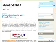 Tablet Screenshot of bracesrusmesa.wordpress.com