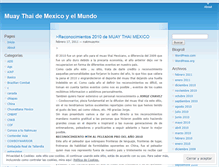 Tablet Screenshot of muaythaimexico.wordpress.com