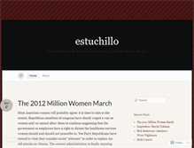 Tablet Screenshot of estuchillo.wordpress.com