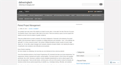 Desktop Screenshot of deliveringtech.wordpress.com