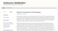 Desktop Screenshot of defensivemidfielder.wordpress.com