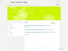 Tablet Screenshot of katetizzard.wordpress.com