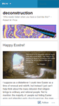 Mobile Screenshot of deconstructingdoctrine.wordpress.com