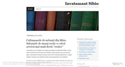 Desktop Screenshot of invatamantsibiu.wordpress.com