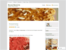 Tablet Screenshot of bigiisrezepte.wordpress.com