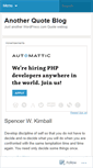 Mobile Screenshot of anotherquoteblog.wordpress.com
