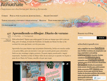 Tablet Screenshot of achuchate.wordpress.com