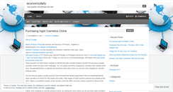 Desktop Screenshot of economicdaily.wordpress.com