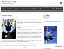 Tablet Screenshot of kriswampler.wordpress.com