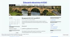 Desktop Screenshot of educacioeticocivica.wordpress.com