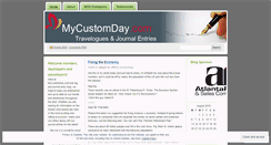 Desktop Screenshot of mycustomday.wordpress.com