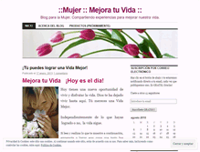Tablet Screenshot of mujerencasa.wordpress.com