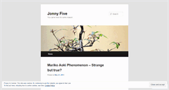 Desktop Screenshot of jonnyfive.wordpress.com