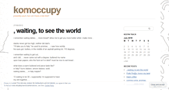 Desktop Screenshot of komoccupy.wordpress.com