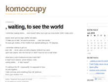 Tablet Screenshot of komoccupy.wordpress.com
