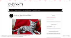 Desktop Screenshot of dydyknits.wordpress.com