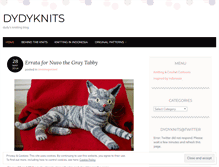 Tablet Screenshot of dydyknits.wordpress.com