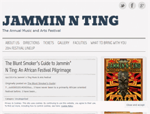 Tablet Screenshot of jamminnting.wordpress.com