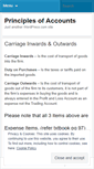Mobile Screenshot of principlesofaccountssg.wordpress.com