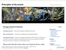 Tablet Screenshot of principlesofaccountssg.wordpress.com