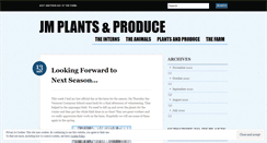 Desktop Screenshot of jmplantsandproduce.wordpress.com