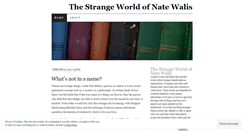 Desktop Screenshot of natewalis.wordpress.com