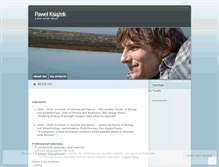 Tablet Screenshot of pawelksiazek.wordpress.com