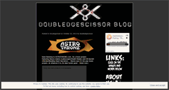 Desktop Screenshot of doubledgescissor.wordpress.com