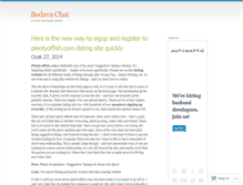 Tablet Screenshot of bedavachat.wordpress.com