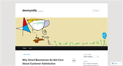 Desktop Screenshot of deemystify.wordpress.com
